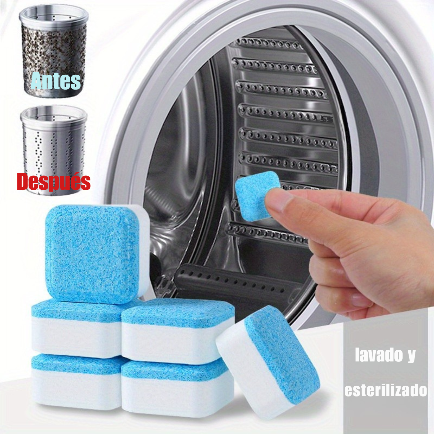 Pastillas para lavadora  (12 tabletas)