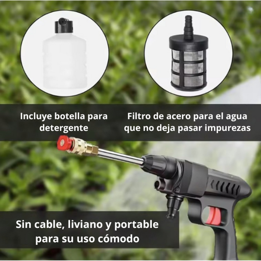 Hidrolavadora Portátil + Dos Baterías
