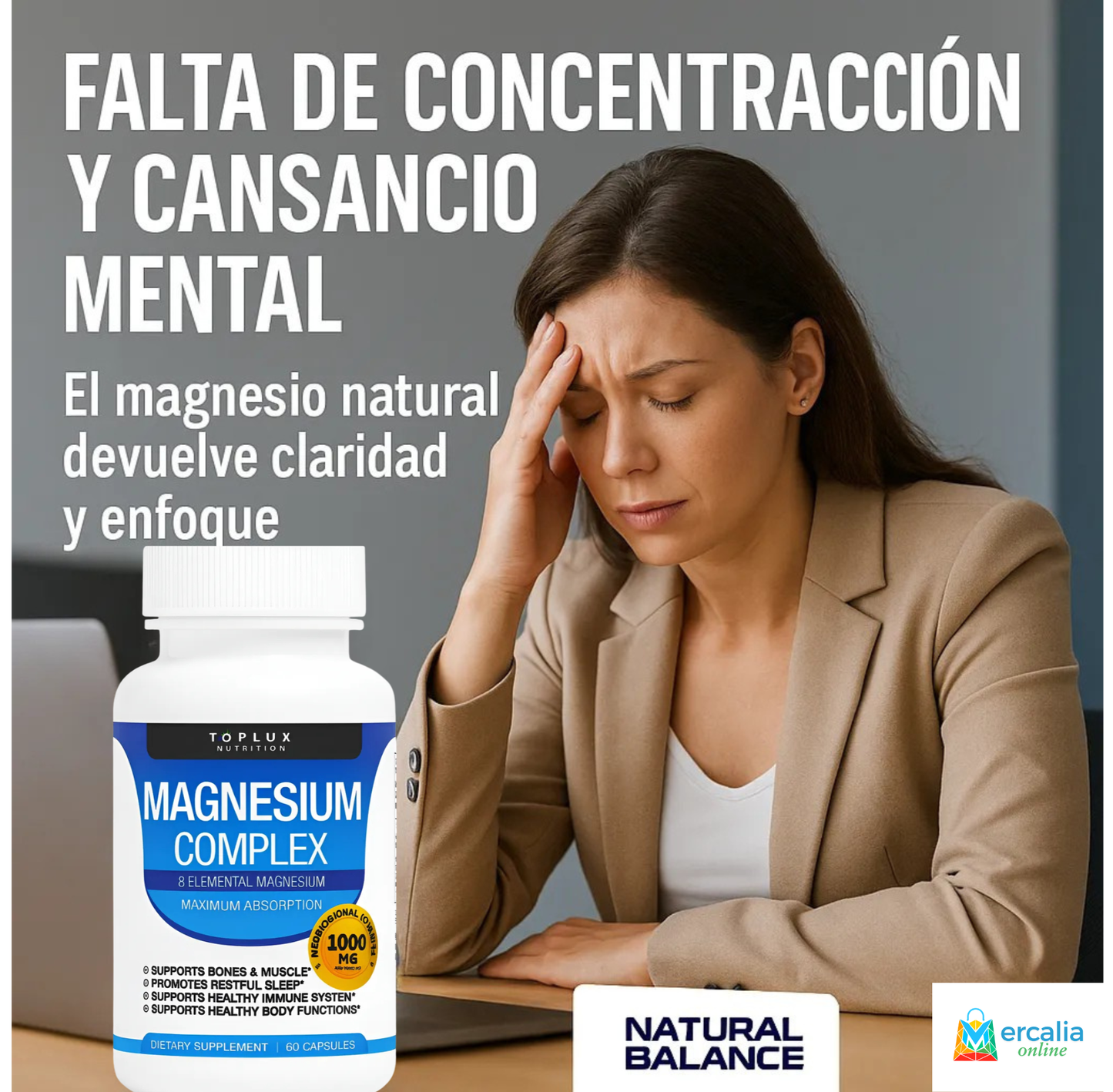 MAGNESIO COMPLEX 8 ELEMENTAL 1000 mg