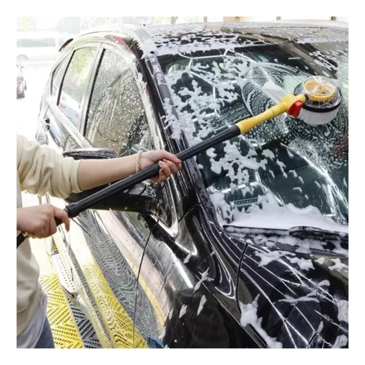 Cepillo automático de lavado retráctil