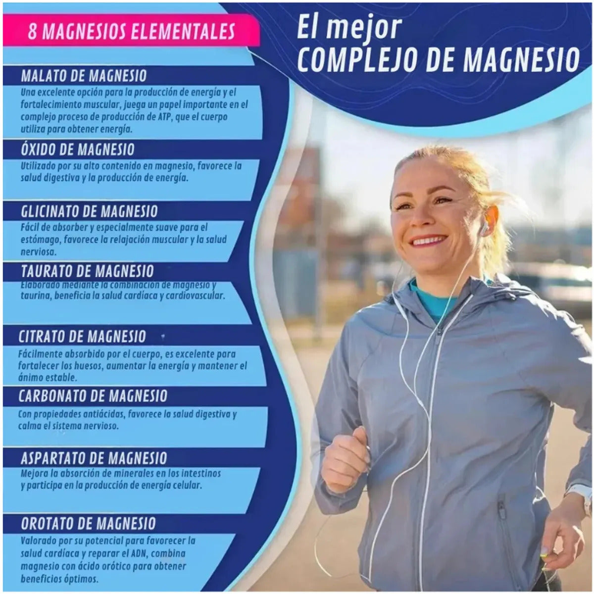 MAGNESIO COMPLEX 8 ELEMENTAL 1000 mg