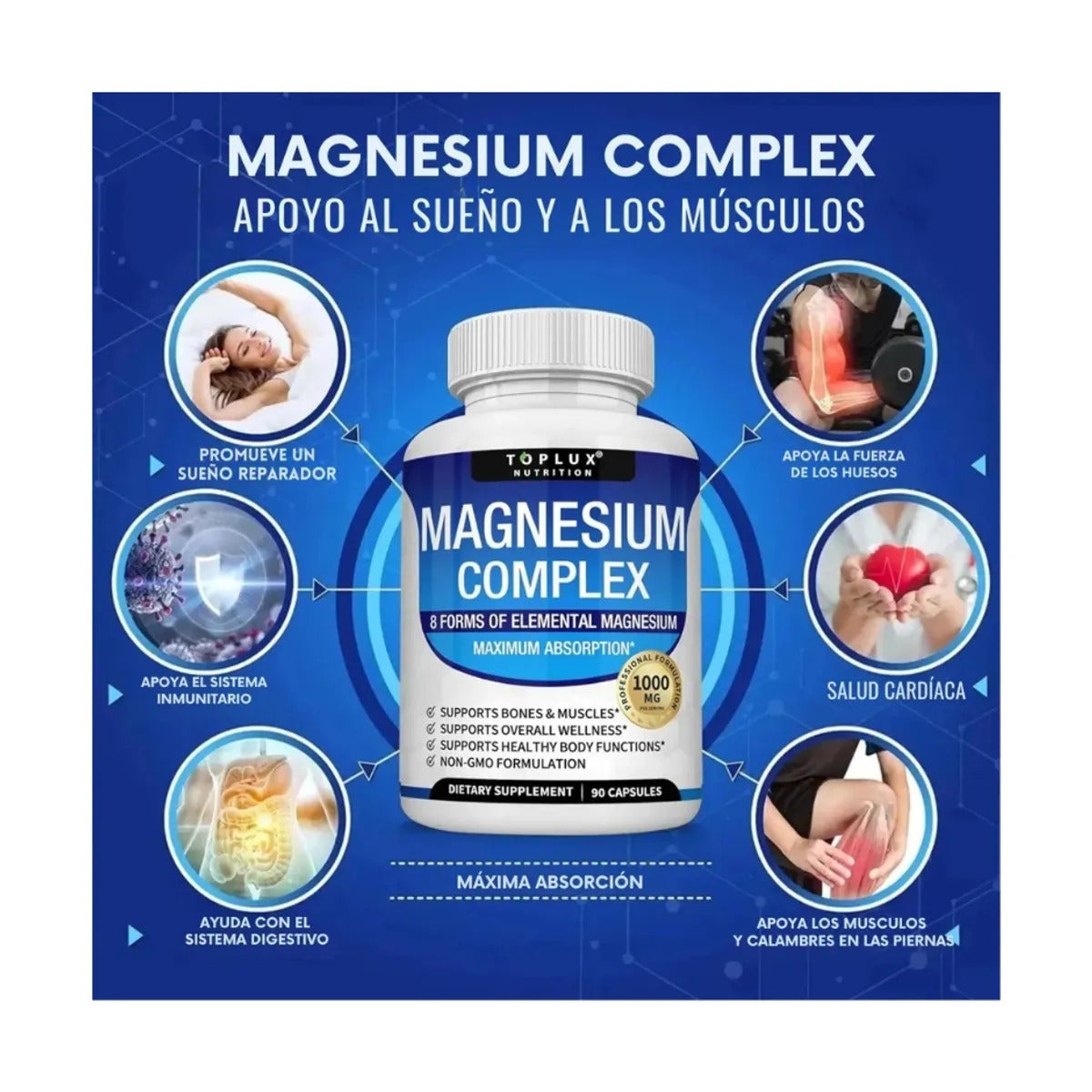 MAGNESIO COMPLEX 8 ELEMENTAL 1000 mg
